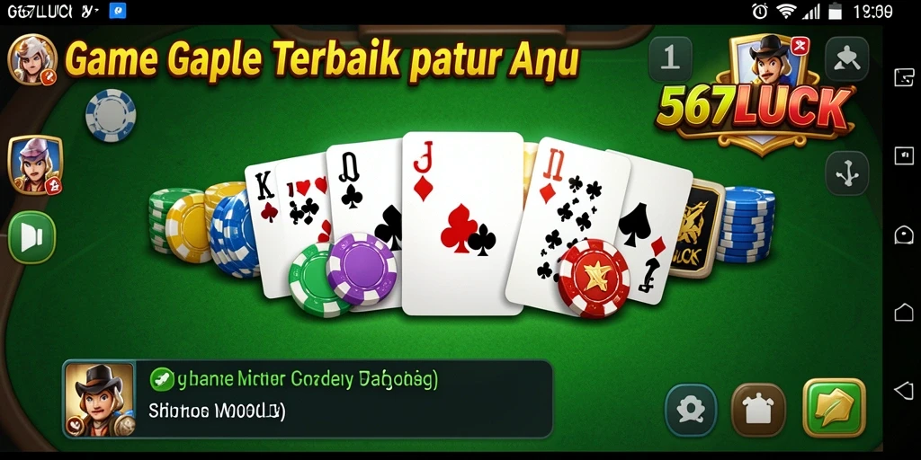 Screenshot gameplay 567LUCK yang menampilkan aksi seru Gaple.