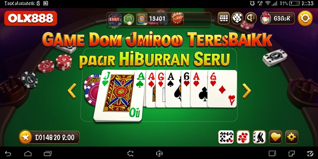 Gameplay OLX888 yang menarik dalam permainan Domino.