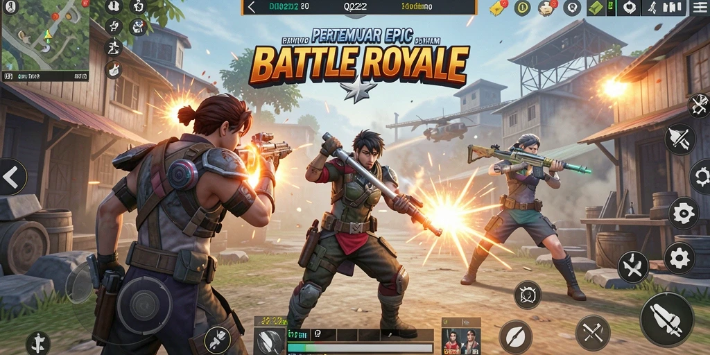 Tampilan gameplay QQ222 yang intens dan mendebarkan.