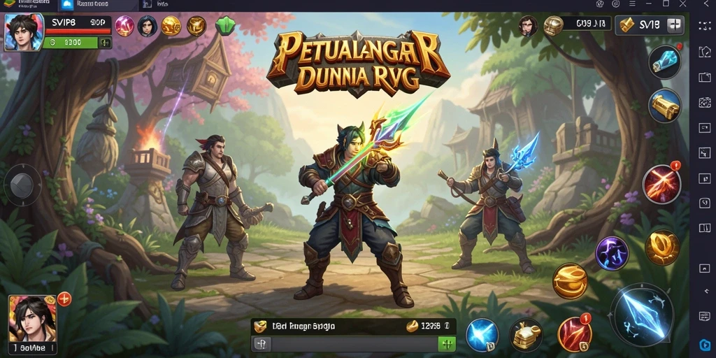 Gameplay menarik dari SVIP8 dengan aksi RPG yang menegangkan.